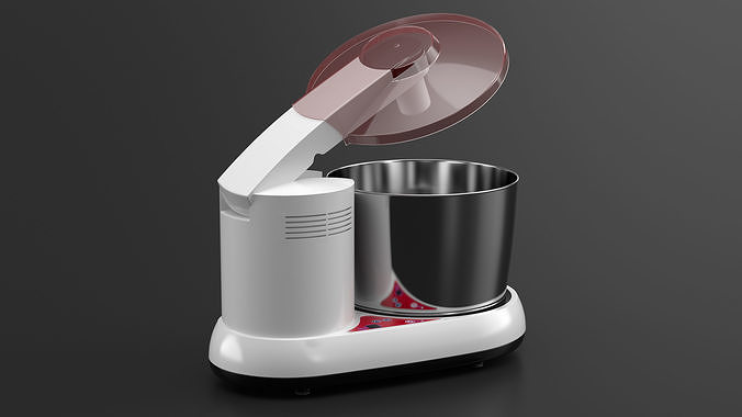 Chocolate Melangeur Red 3D model 4
