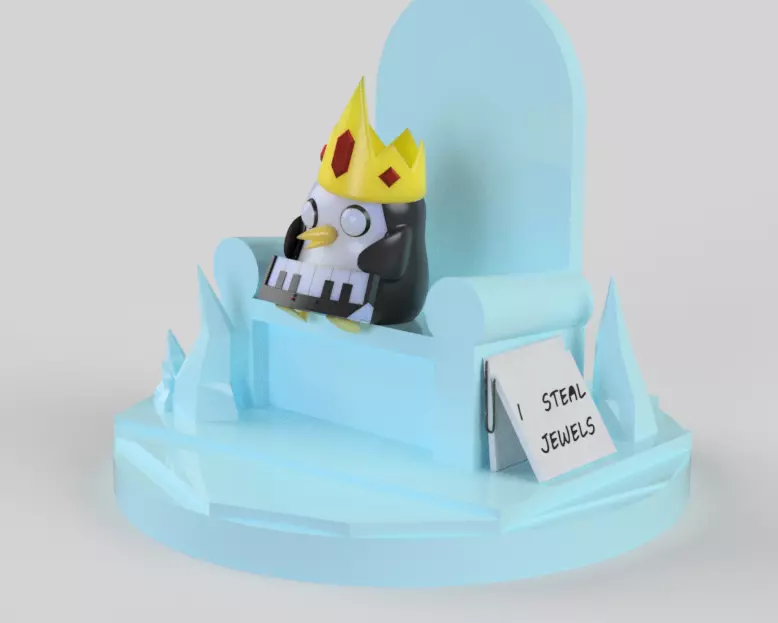 Gunther-Adventur Time for 3d print 3D print model