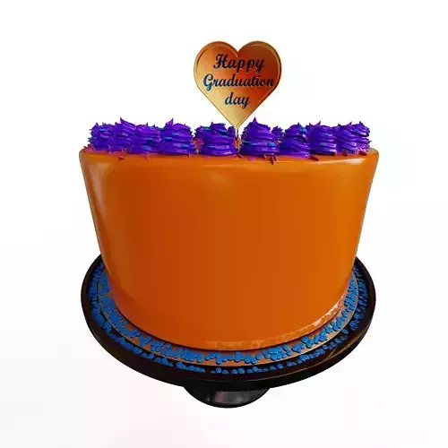 Happy Graduation Day Cake Topper 3D print model
