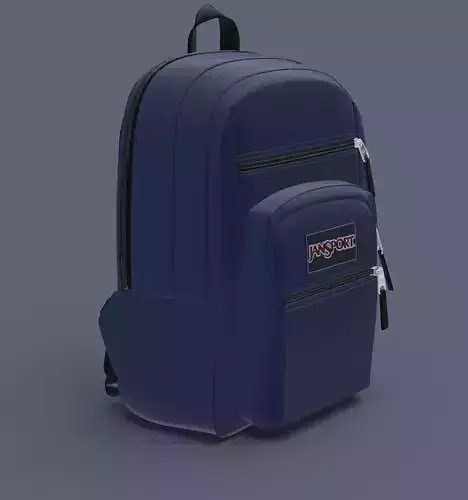Jan Sports 3D Model Bag Low-poly 3D model
