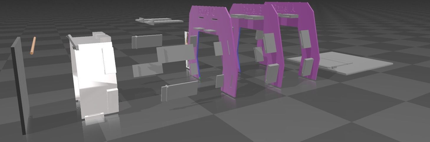 Wrestlmania 11-13 Stage 3D print model_2