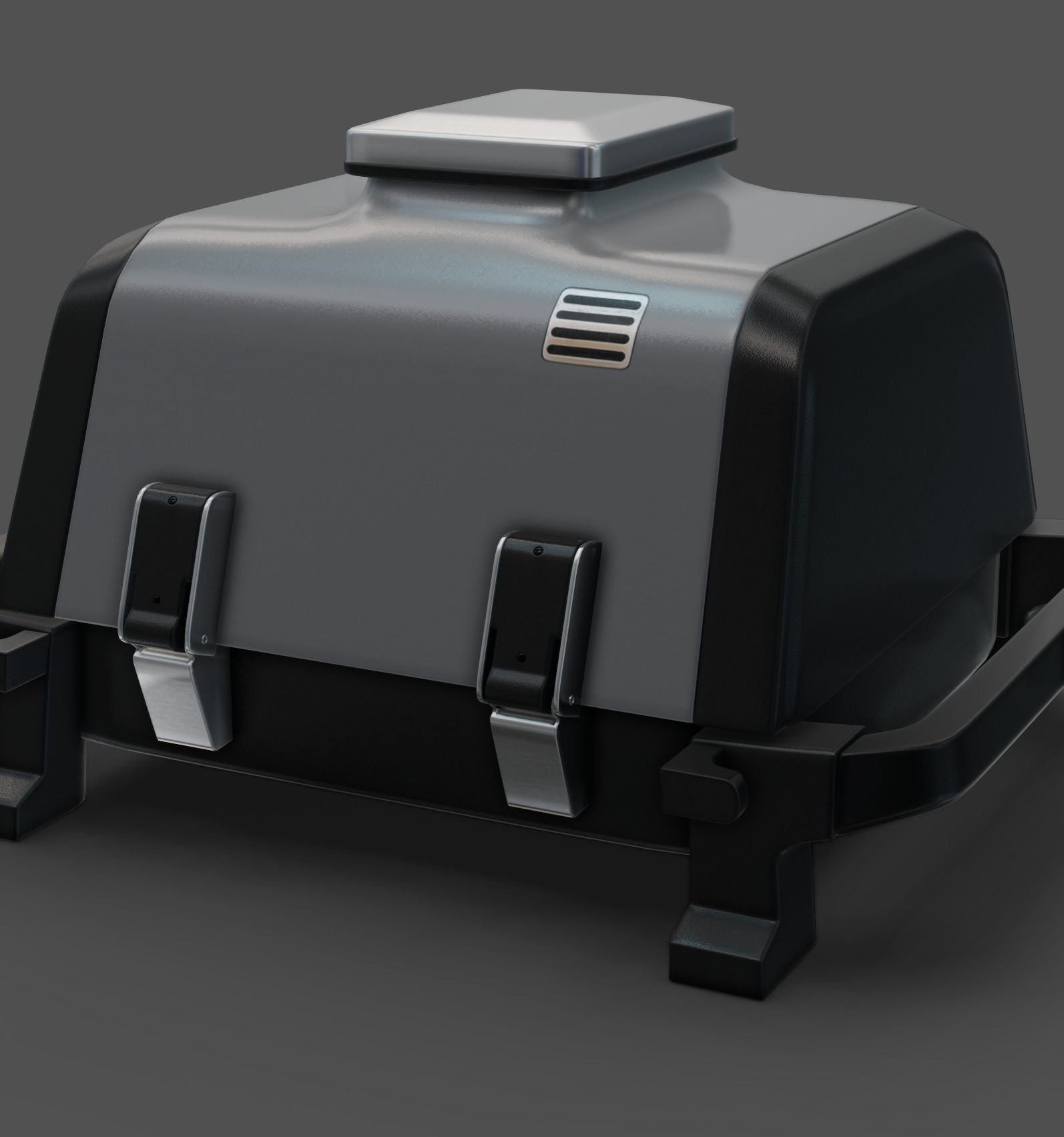 Ninja Wood Fired Outdoor Grill Low-poly 3D model_1