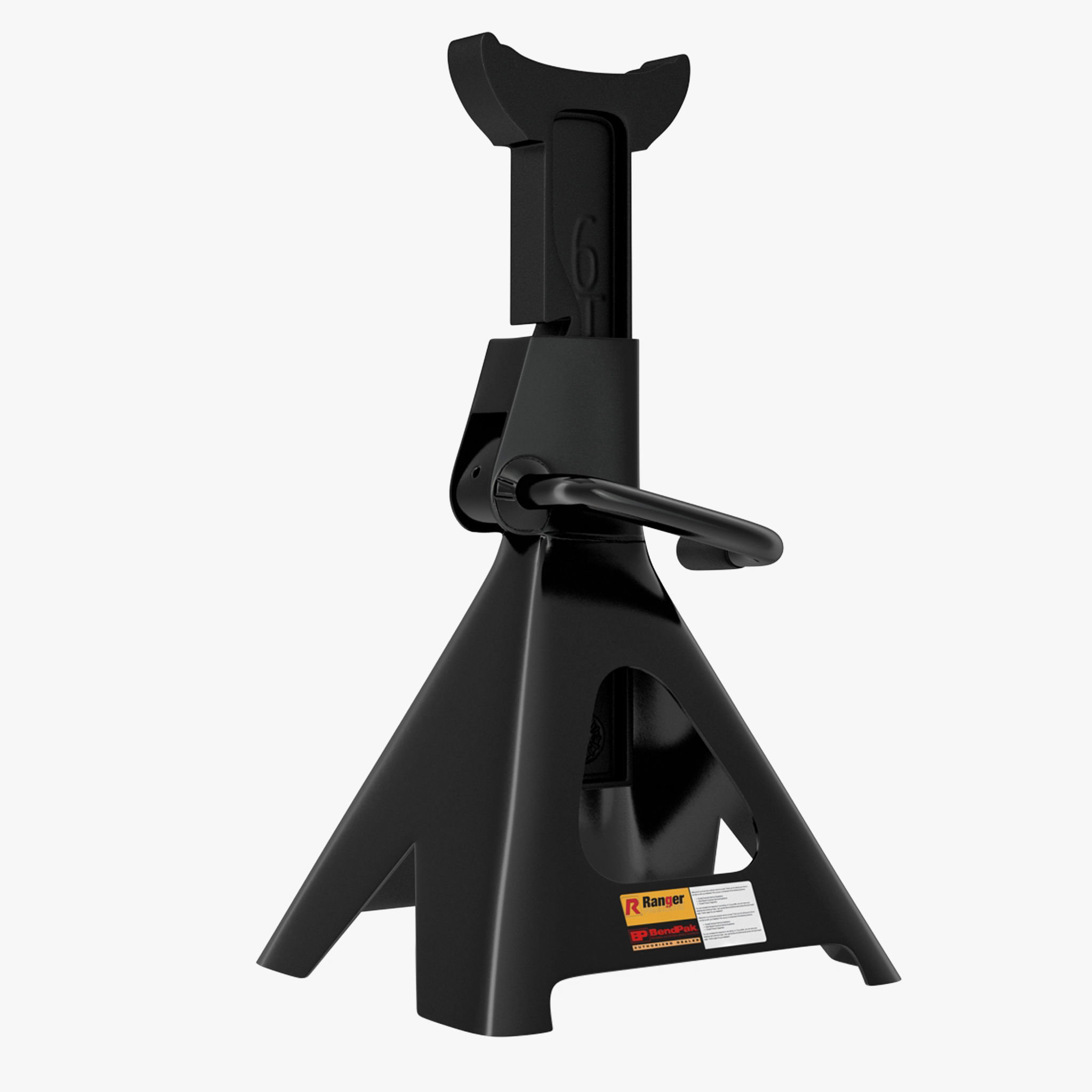 Jack Stand Black Low-poly 3D model_19