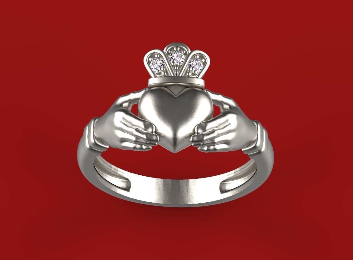 ring gold 3D print model_6