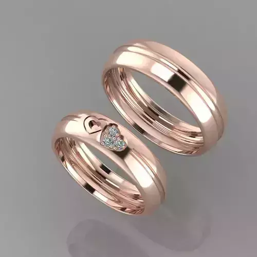 wedding rings ko0006