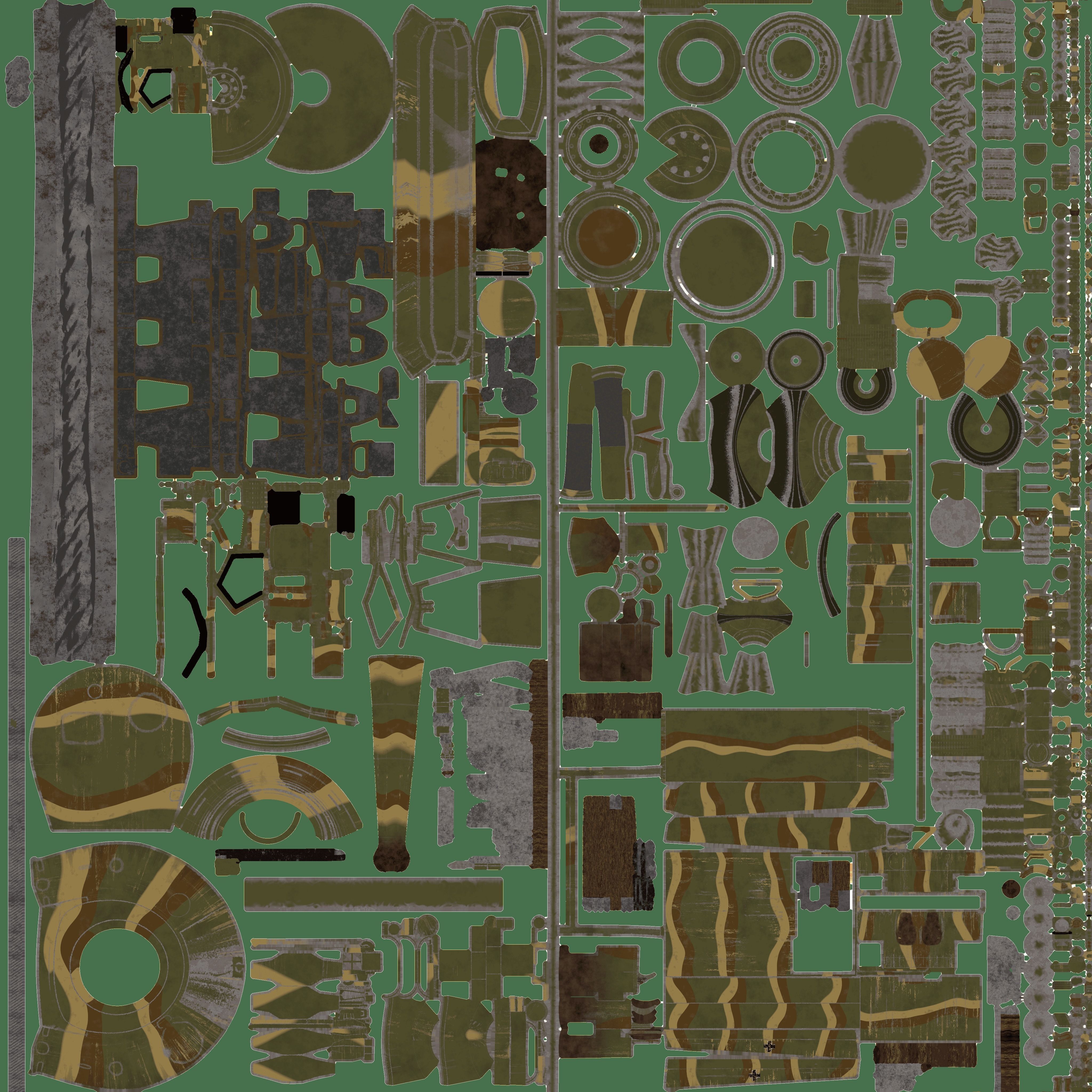 Tiger 131 Low-poly 3D model_5