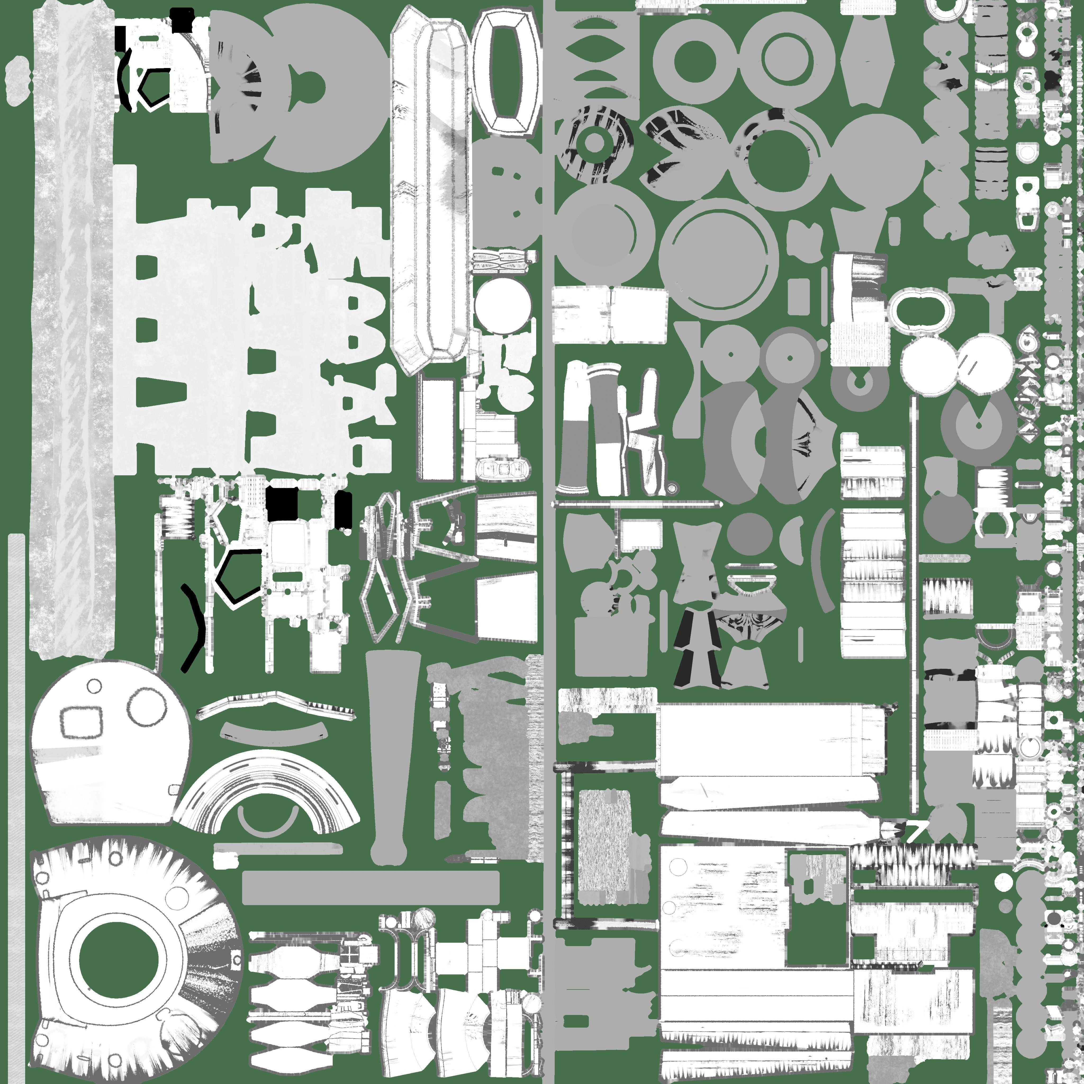 Tiger 131 Low-poly 3D model_8