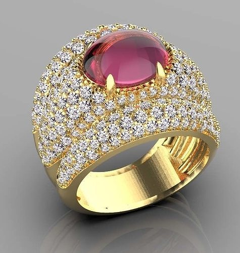 ring gold 3D print model