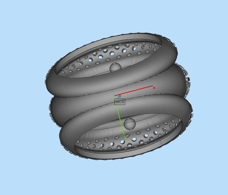 ring gold 3D print model_48