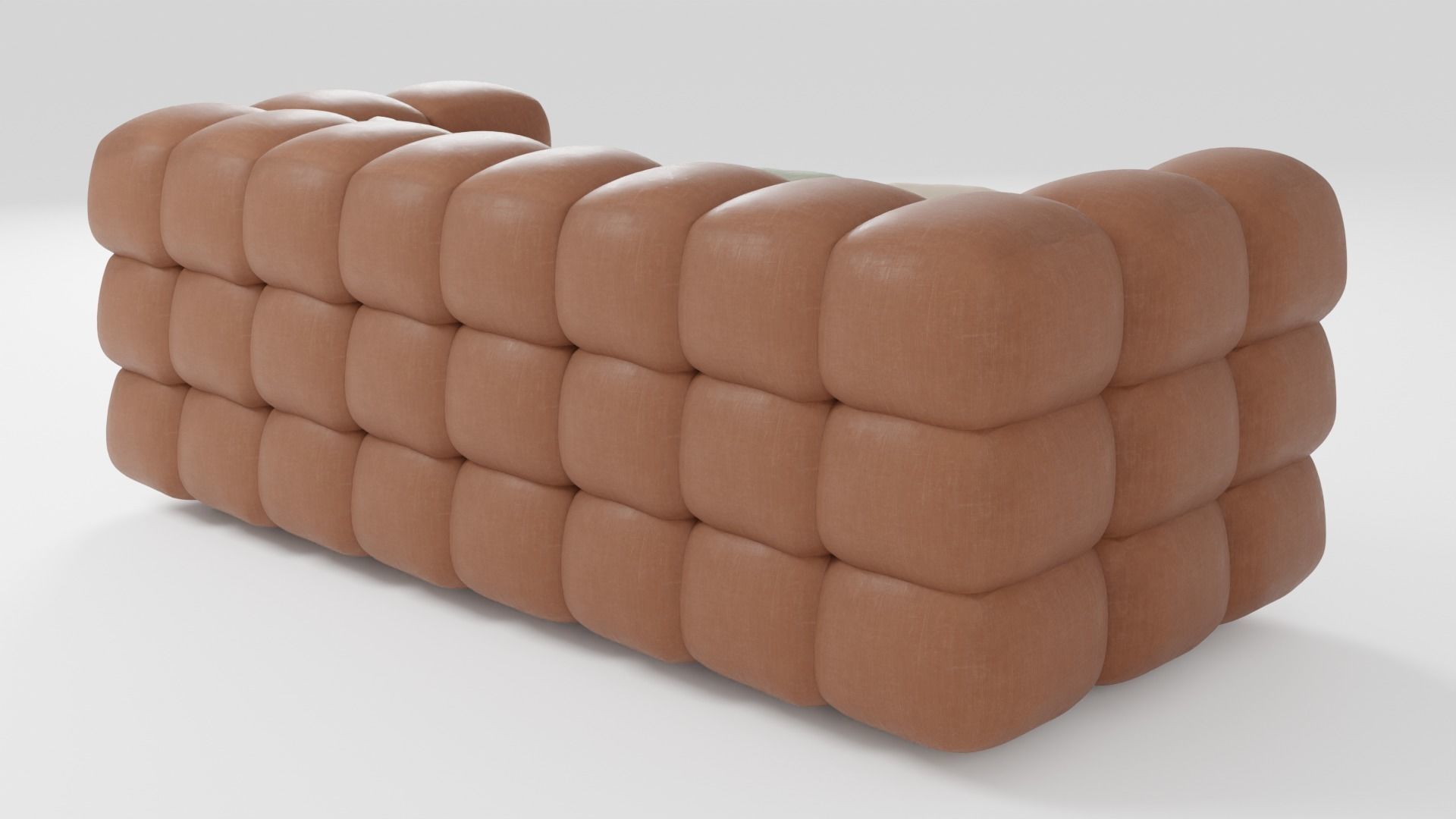 Sofa in modern Italian style in brown tones 3D model_2