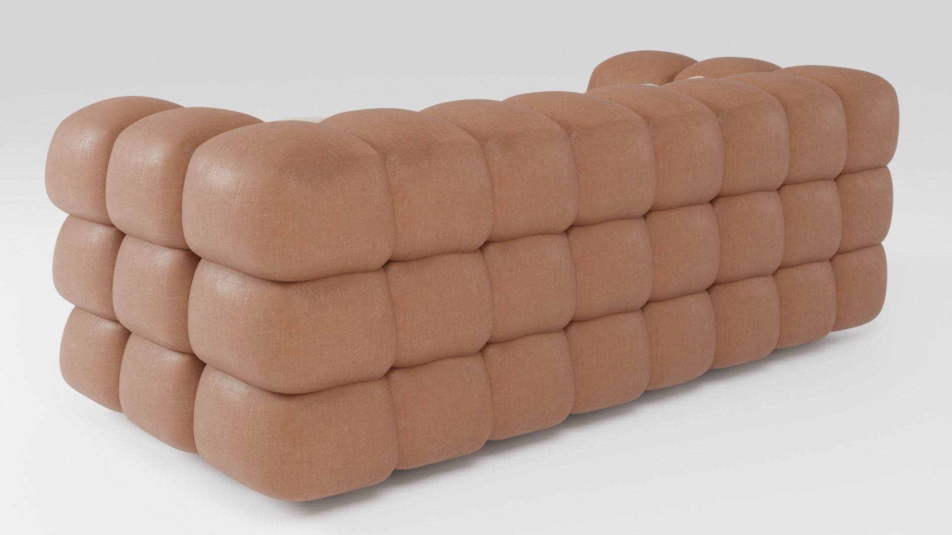 Sofa in modern Italian style in brown tones 3D model_3