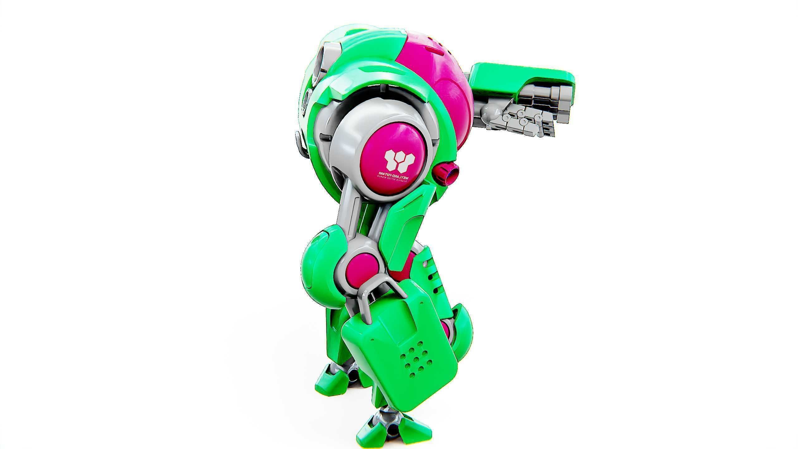 BATTLE DROID S-200  Rigged for Unreal Engine - Unity - MIXAMO 3D model_8