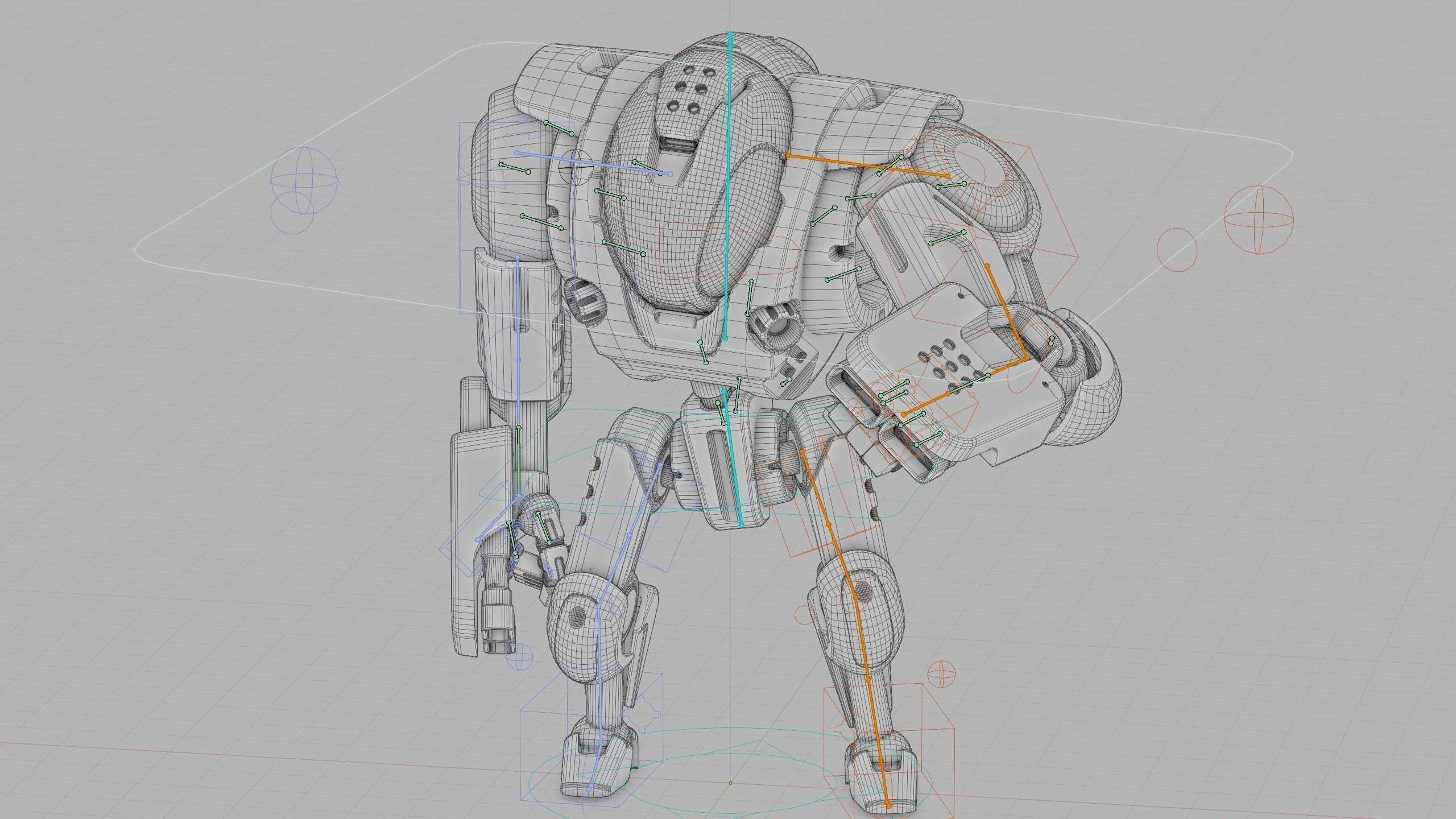 BATTLE DROID S-200  Rigged for Unreal Engine - Unity - MIXAMO 3D model_40