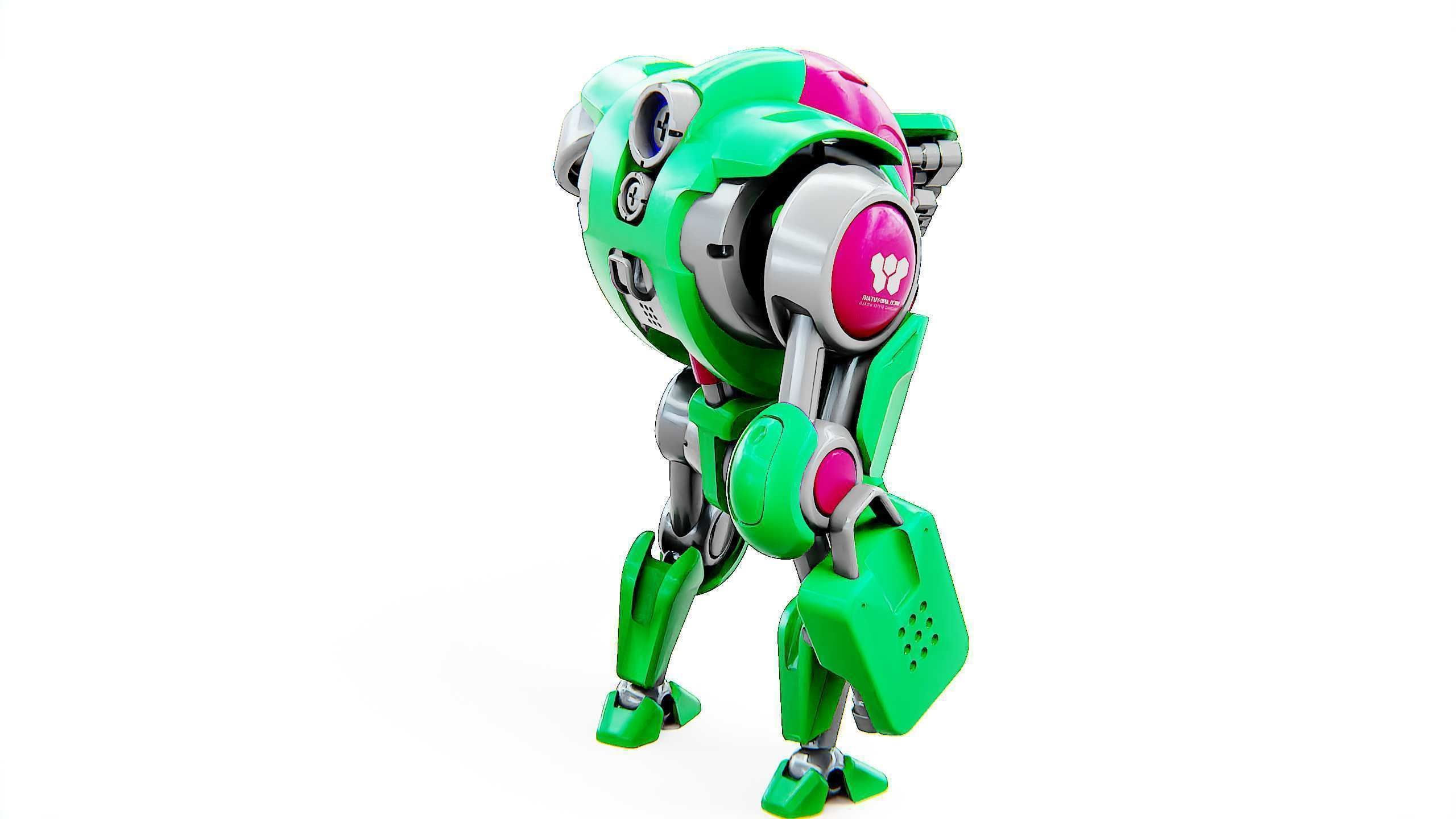 BATTLE DROID S-200  Rigged for Unreal Engine - Unity - MIXAMO 3D model_10