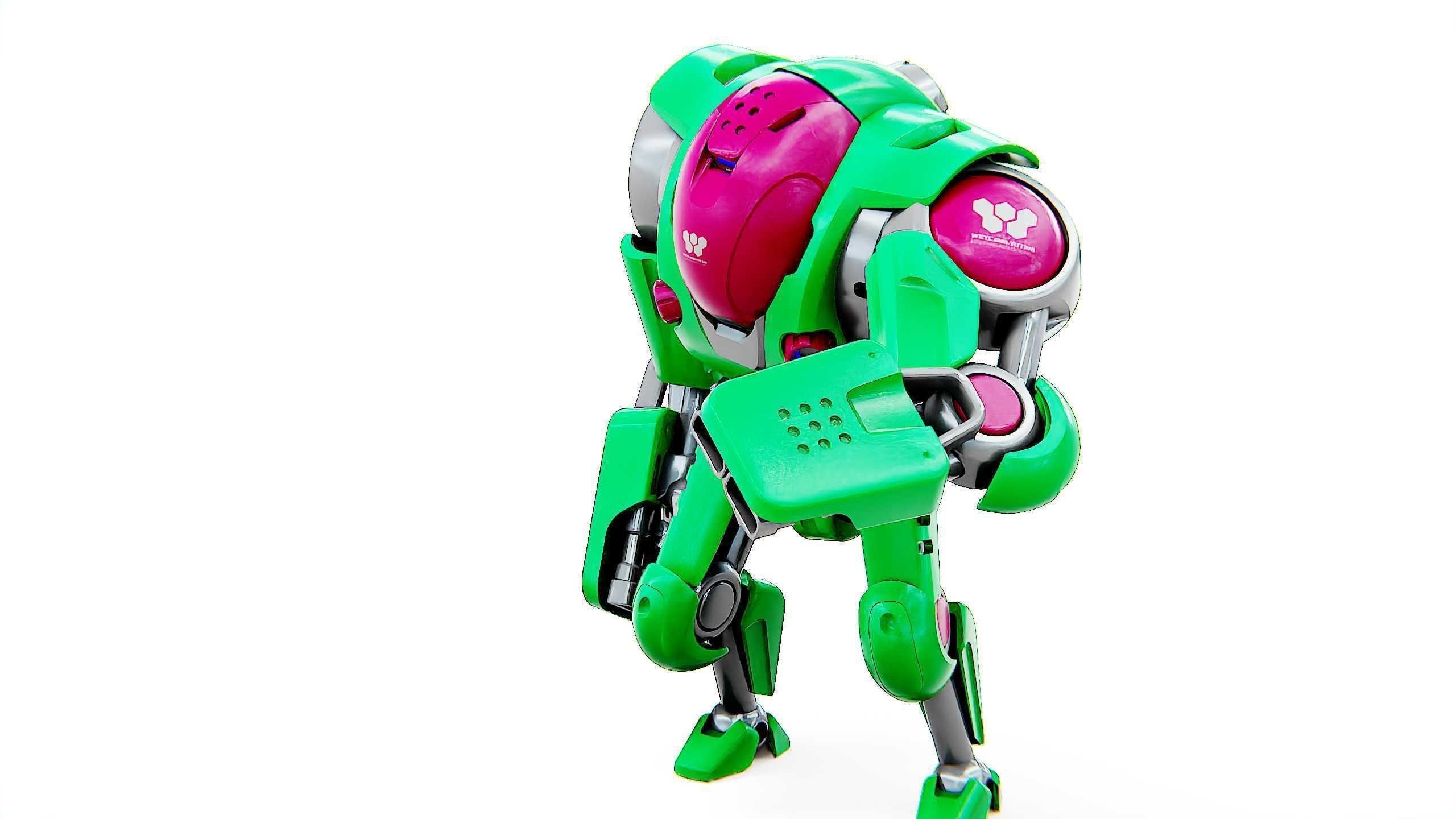 BATTLE DROID S-200  Rigged for Unreal Engine - Unity - MIXAMO 3D model_22