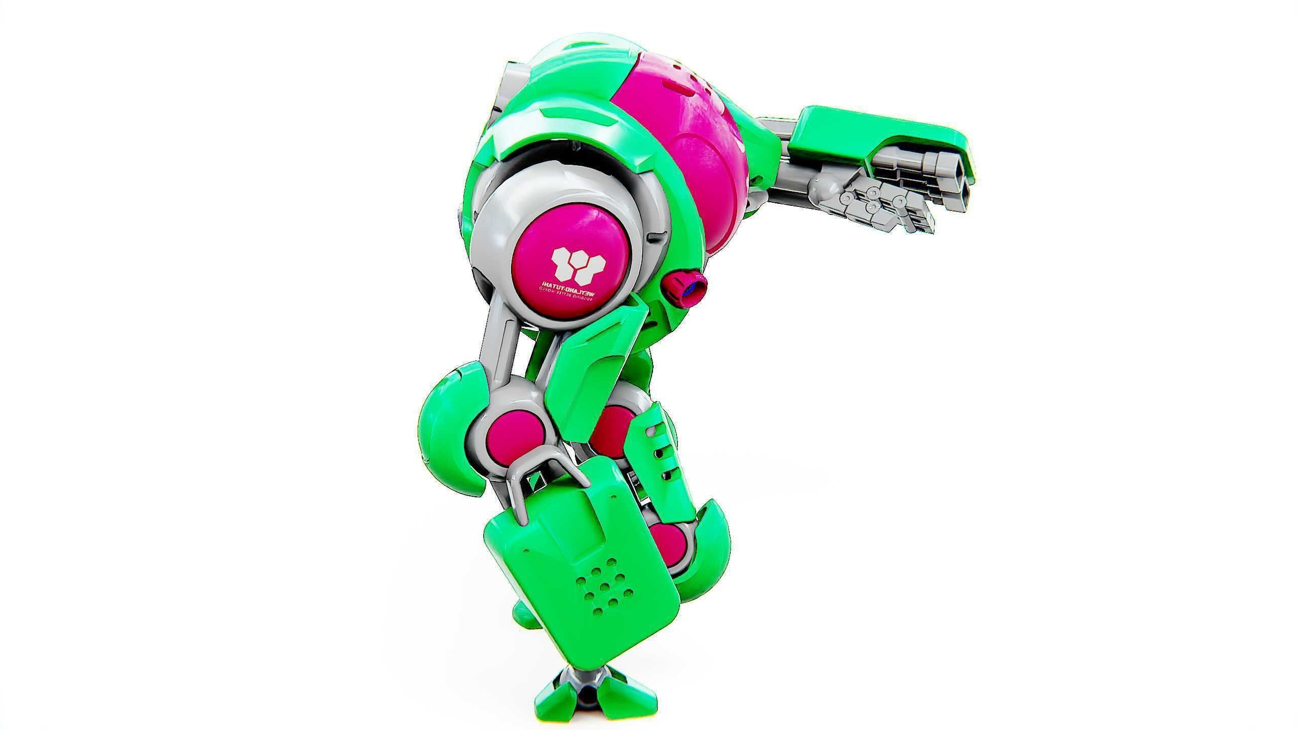 BATTLE DROID S-200  Rigged for Unreal Engine - Unity - MIXAMO 3D model_7