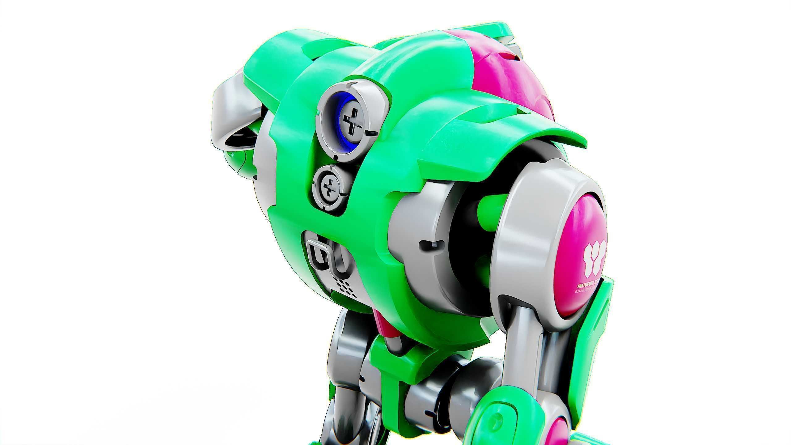 BATTLE DROID S-200  Rigged for Unreal Engine - Unity - MIXAMO 3D model_26