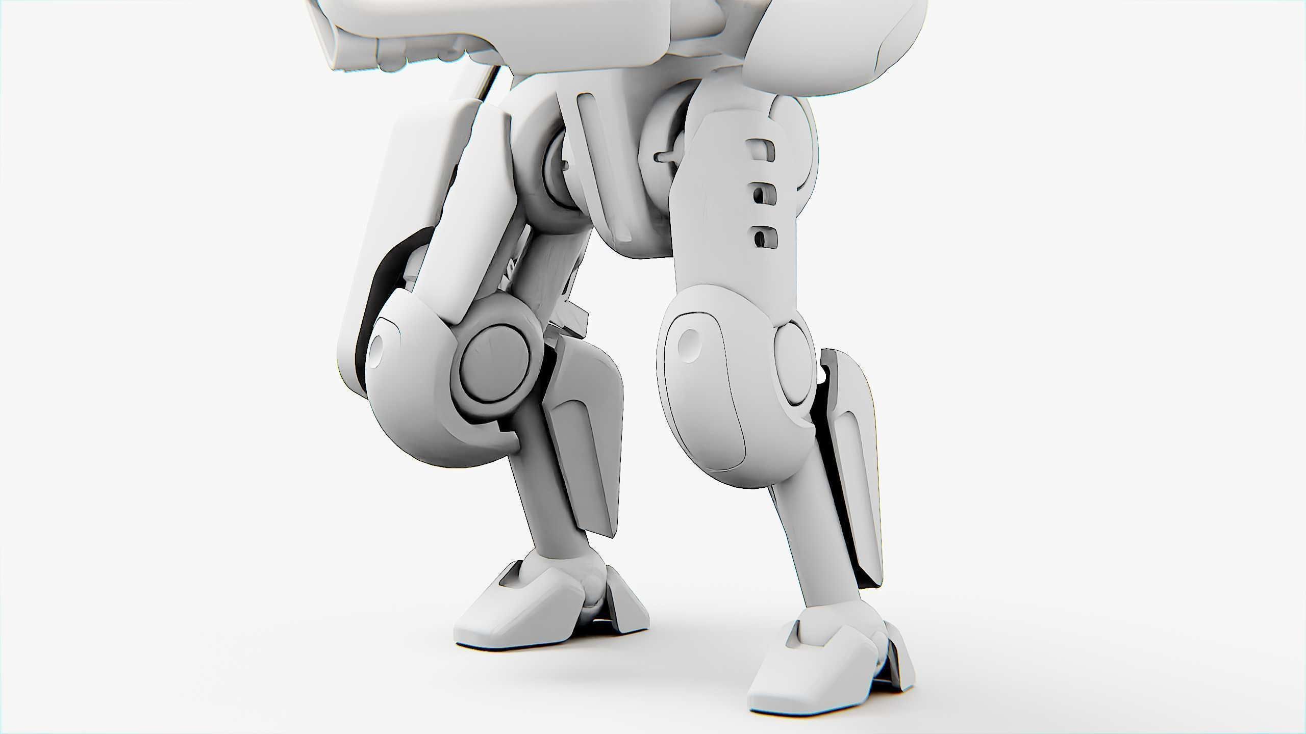 BATTLE DROID S-200  Rigged for Unreal Engine - Unity - MIXAMO 3D model_35