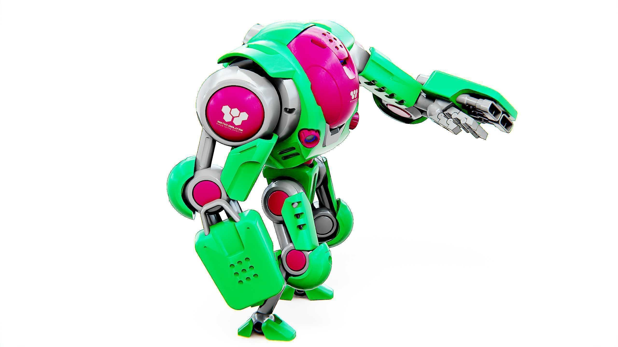 BATTLE DROID S-200  Rigged for Unreal Engine - Unity - MIXAMO 3D model_5