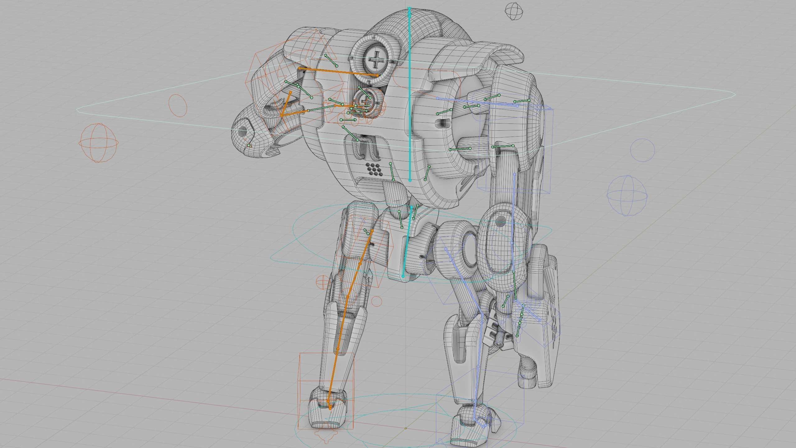 BATTLE DROID S-200  Rigged for Unreal Engine - Unity - MIXAMO 3D model_41