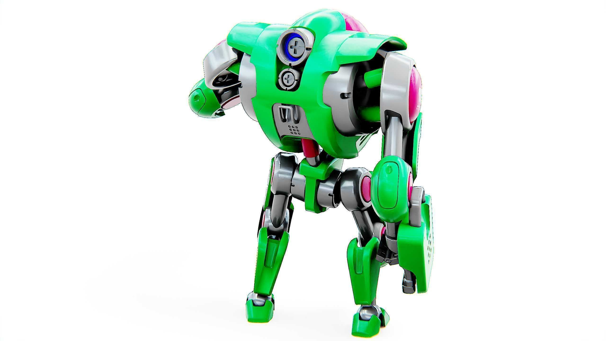 BATTLE DROID S-200  Rigged for Unreal Engine - Unity - MIXAMO 3D model_13