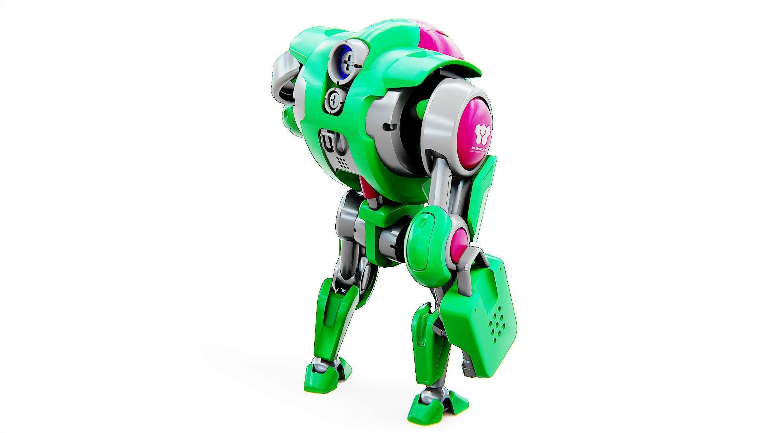 BATTLE DROID S-200  Rigged for Unreal Engine - Unity - MIXAMO 3D model_11