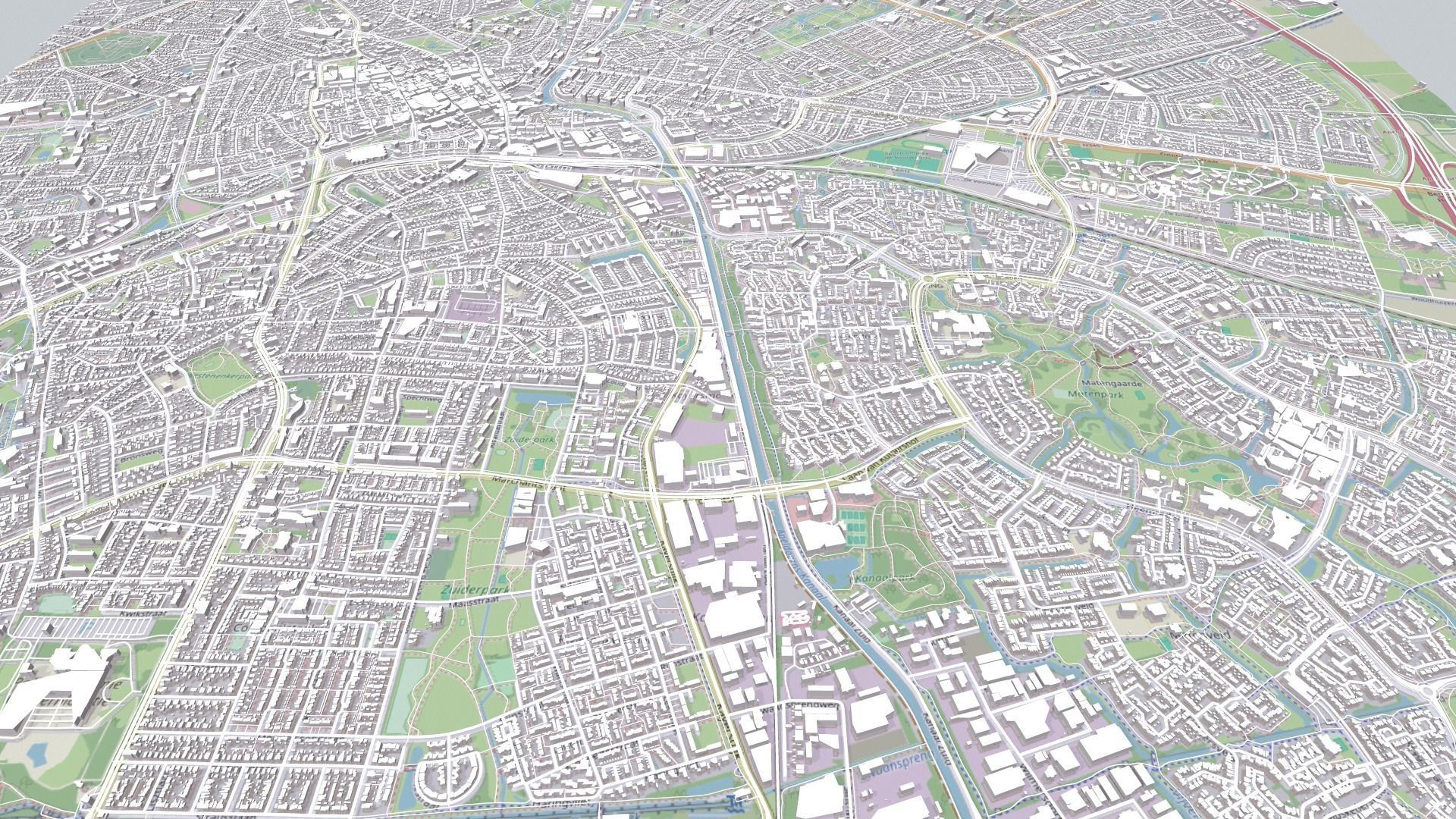 Cityscape Apeldoorn Netherlands 3D model_3