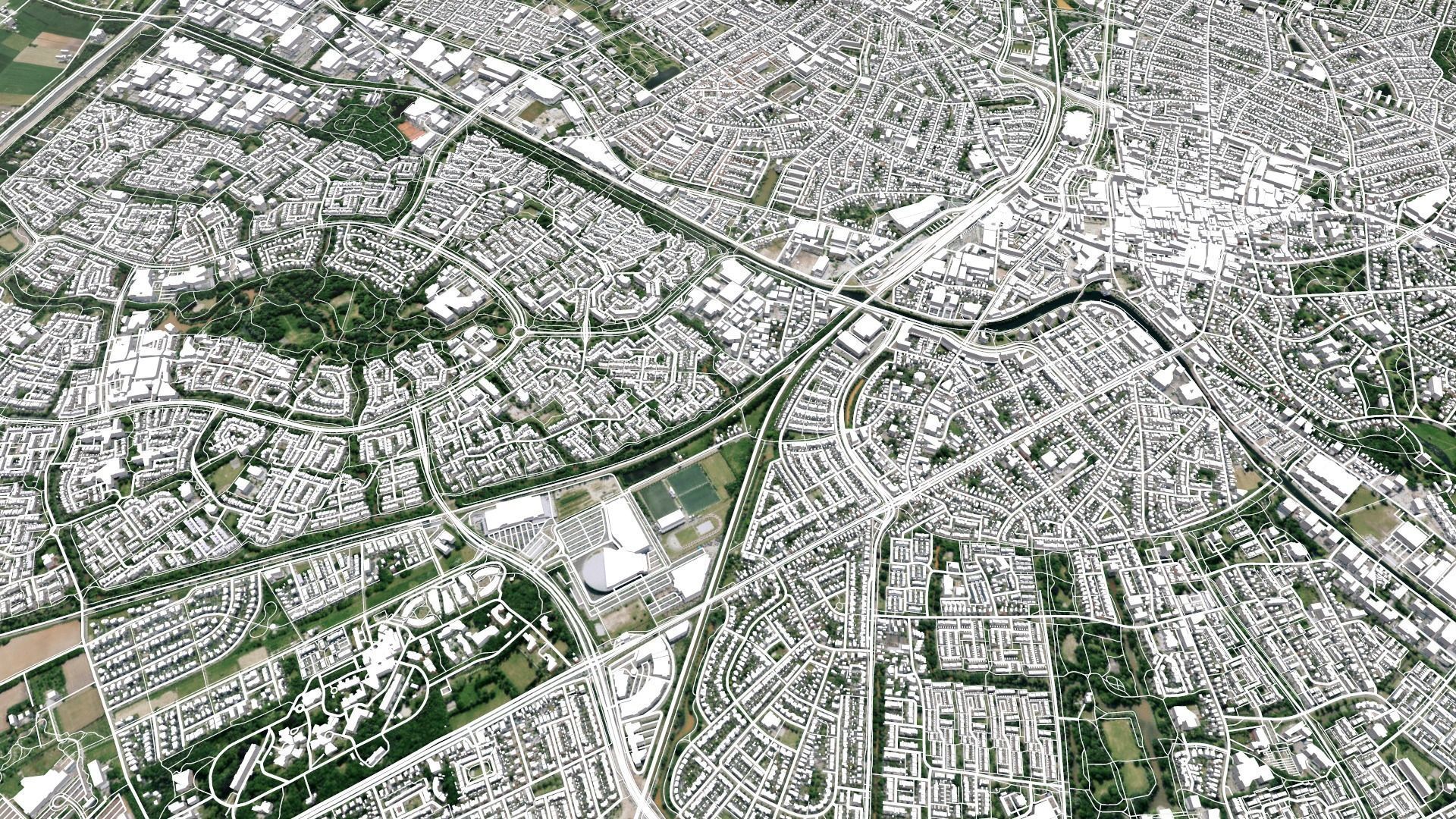 Cityscape Apeldoorn Netherlands 3D model_7