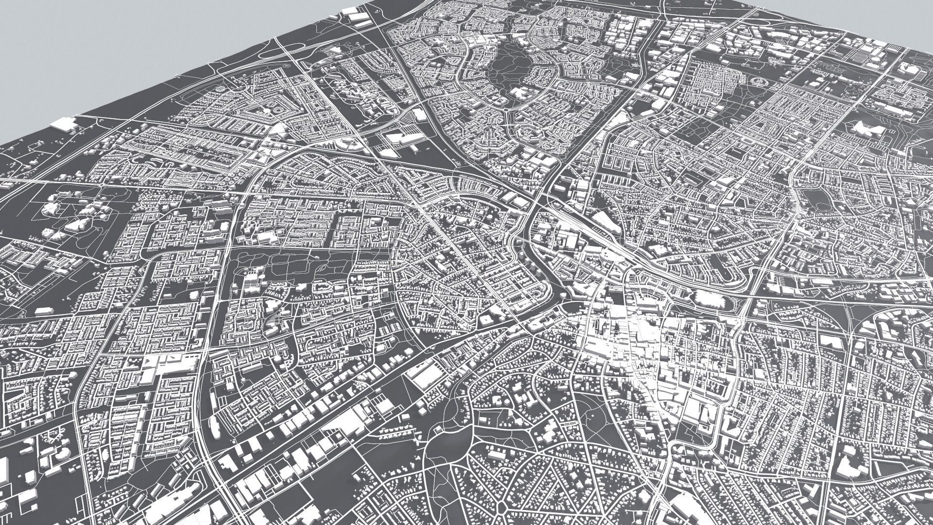 Cityscape Apeldoorn Netherlands 3D model_8