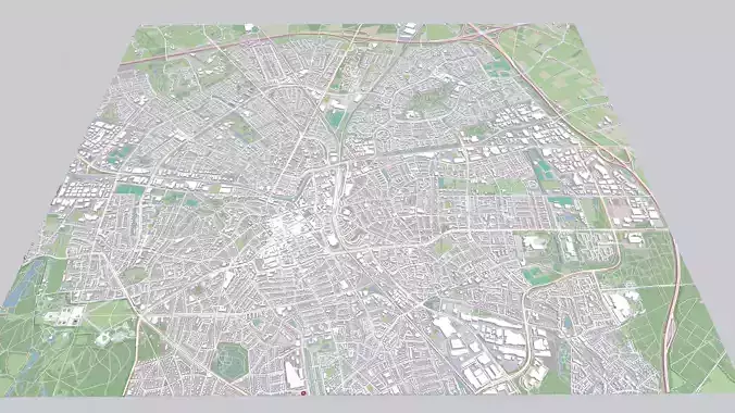 Cityscape Apeldoorn Netherlands 3D model