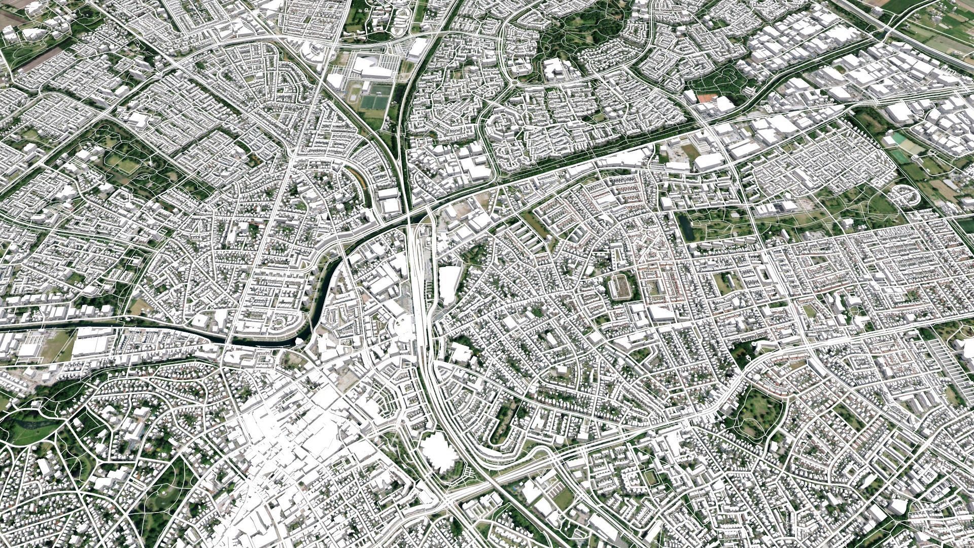 Cityscape Apeldoorn Netherlands 3D model_14