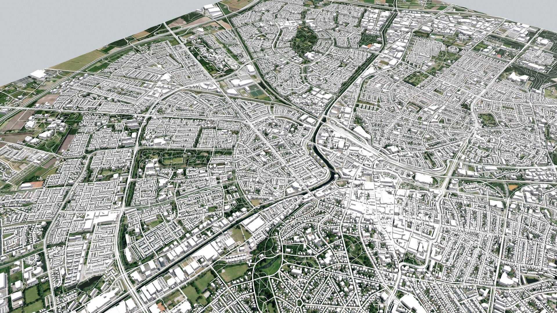 Cityscape Apeldoorn Netherlands 3D model_17