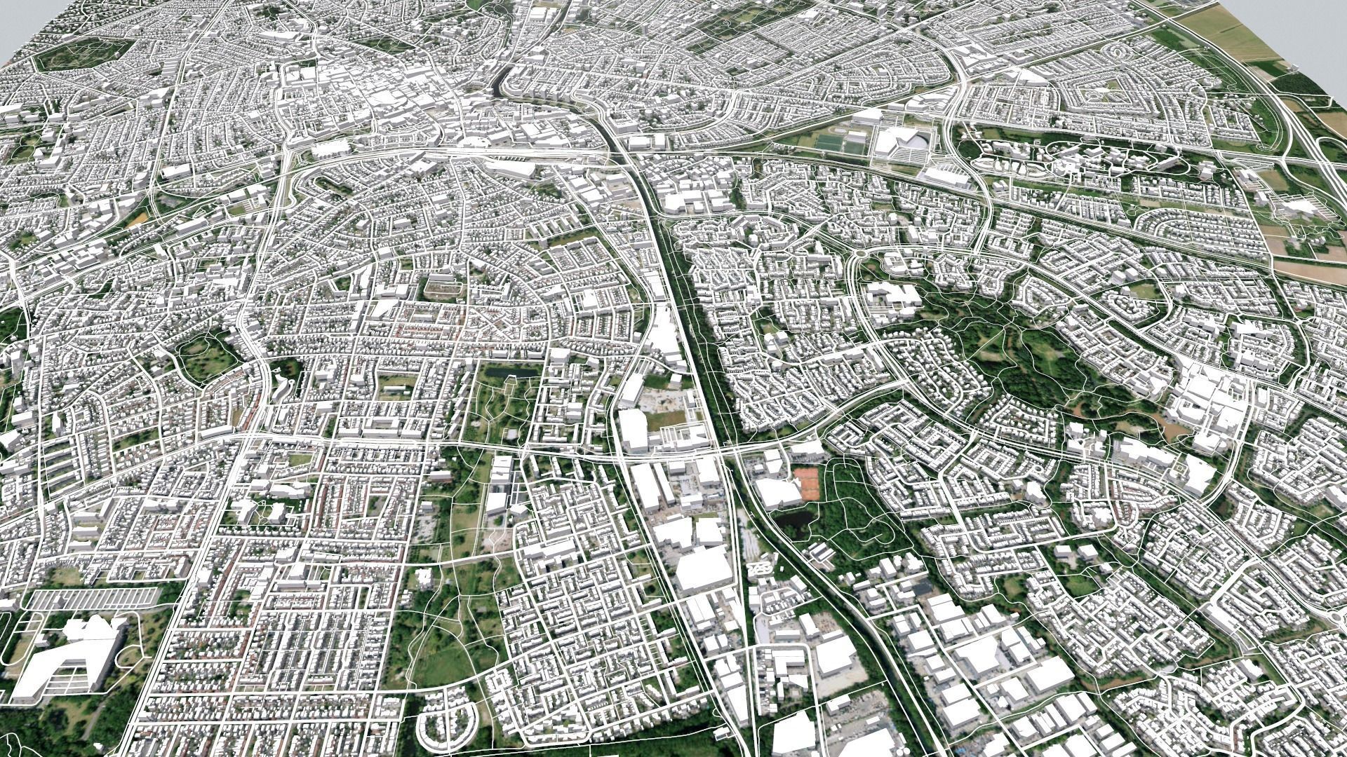 Cityscape Apeldoorn Netherlands 3D model_13