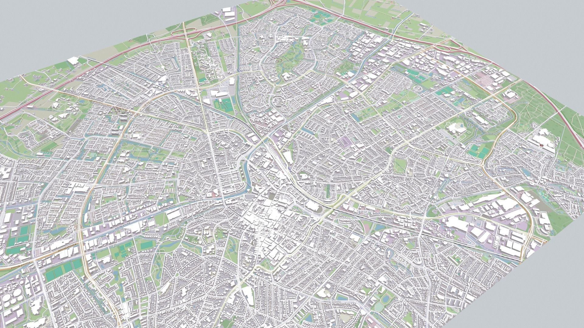 Cityscape Apeldoorn Netherlands 3D model_6