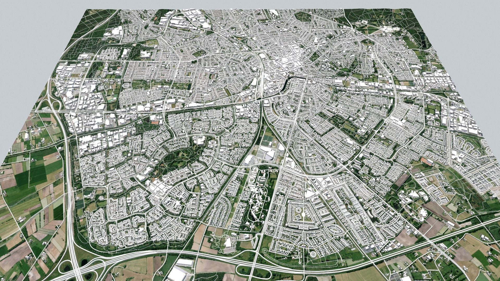 Cityscape Apeldoorn Netherlands 3D model_5