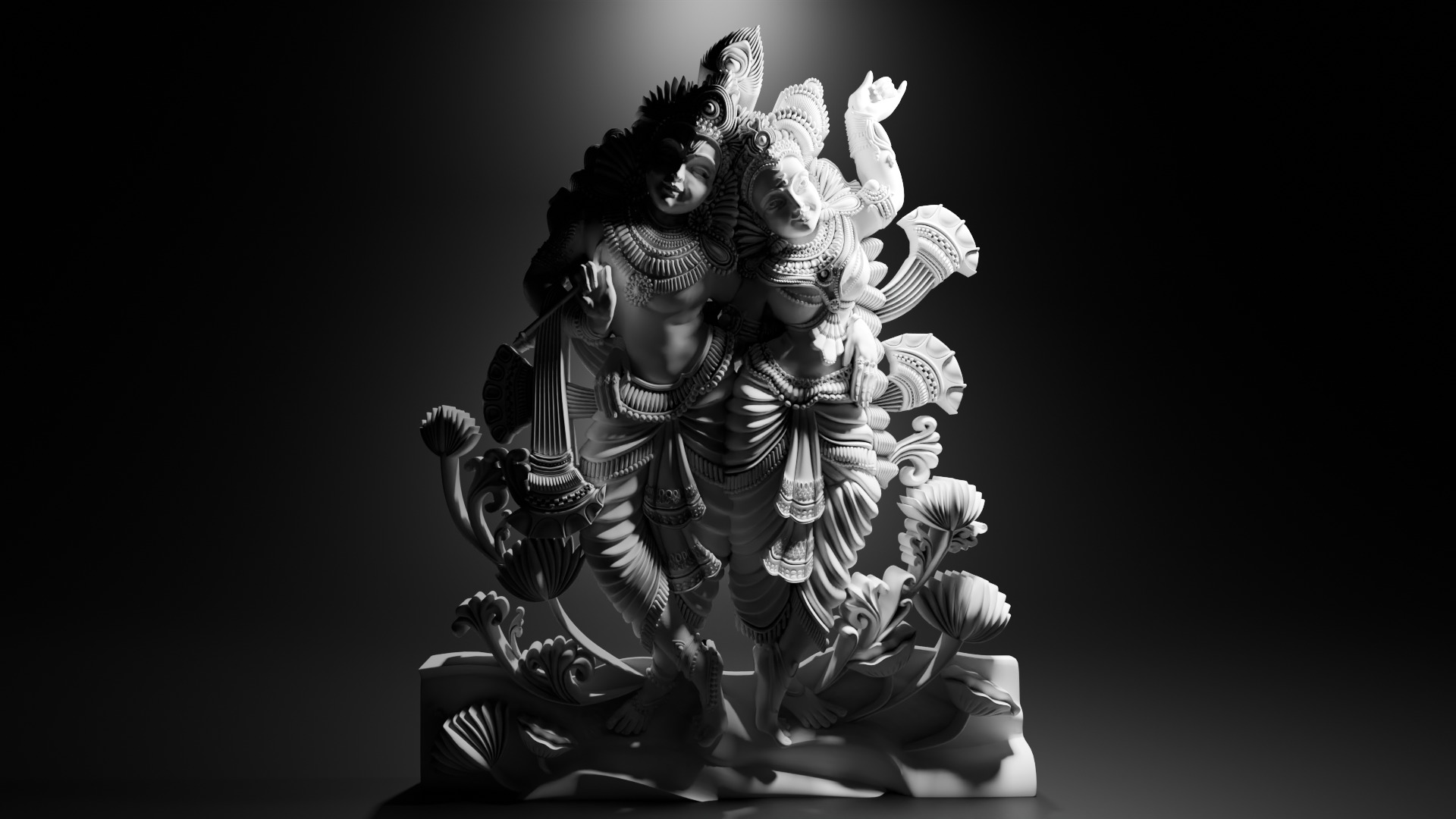 hindu god 3D print model_2