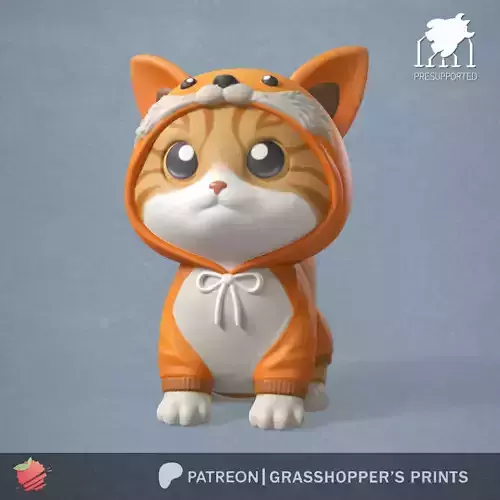 Costumed Cat Fox