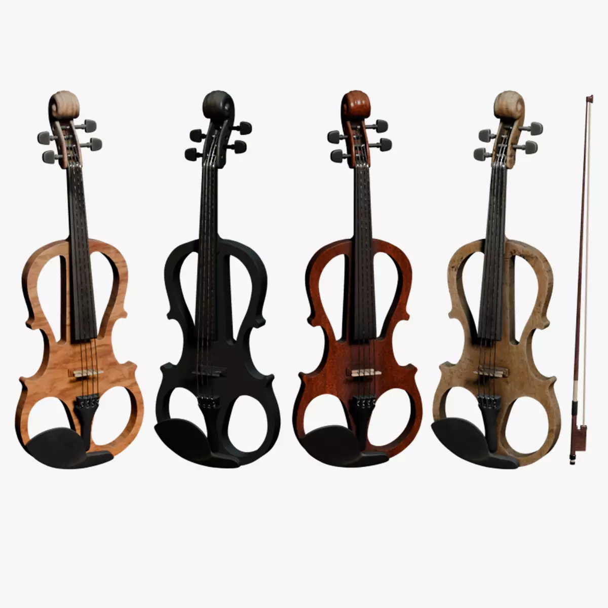 Electric Violin 3D model