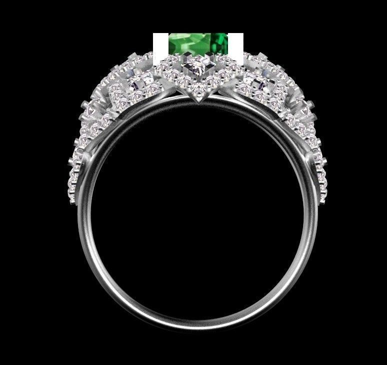 ring gold 3D print model_2