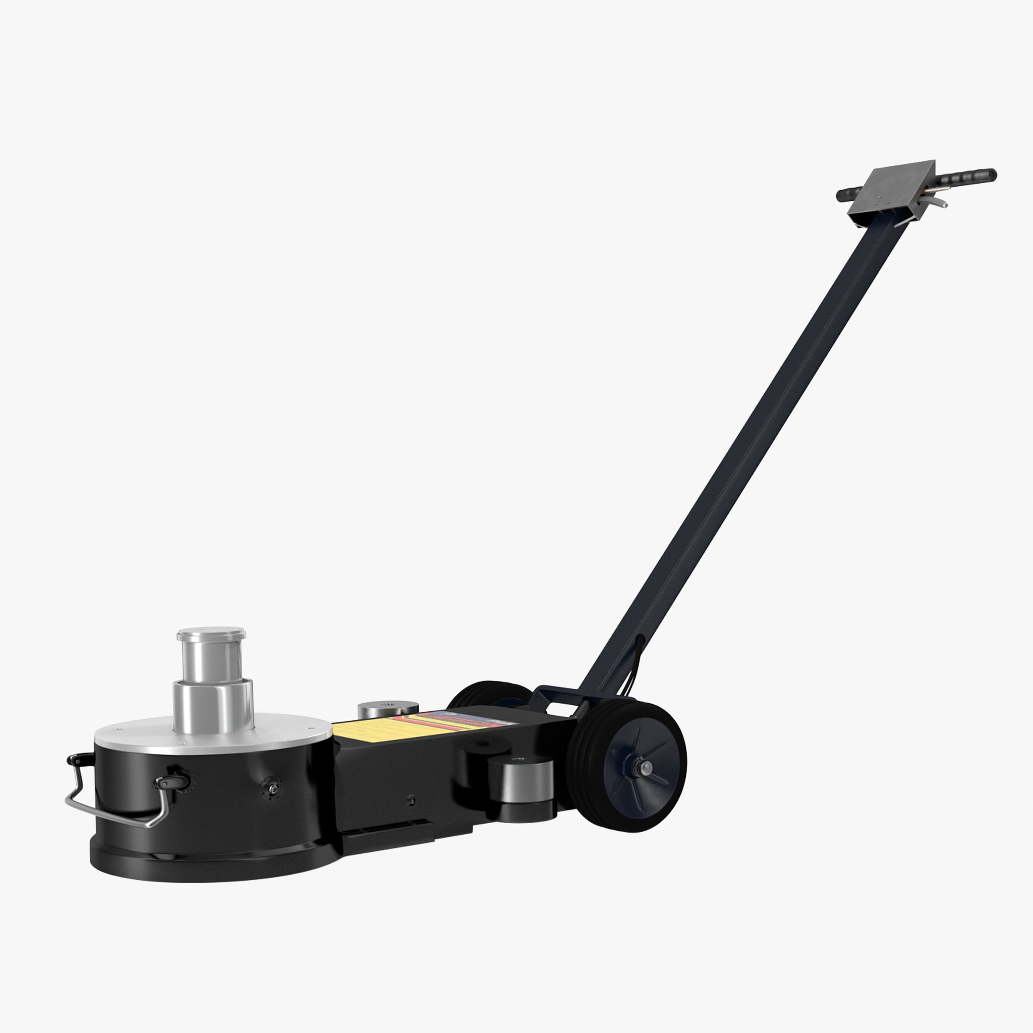 Floor Jack Black Low-poly 3D model_22