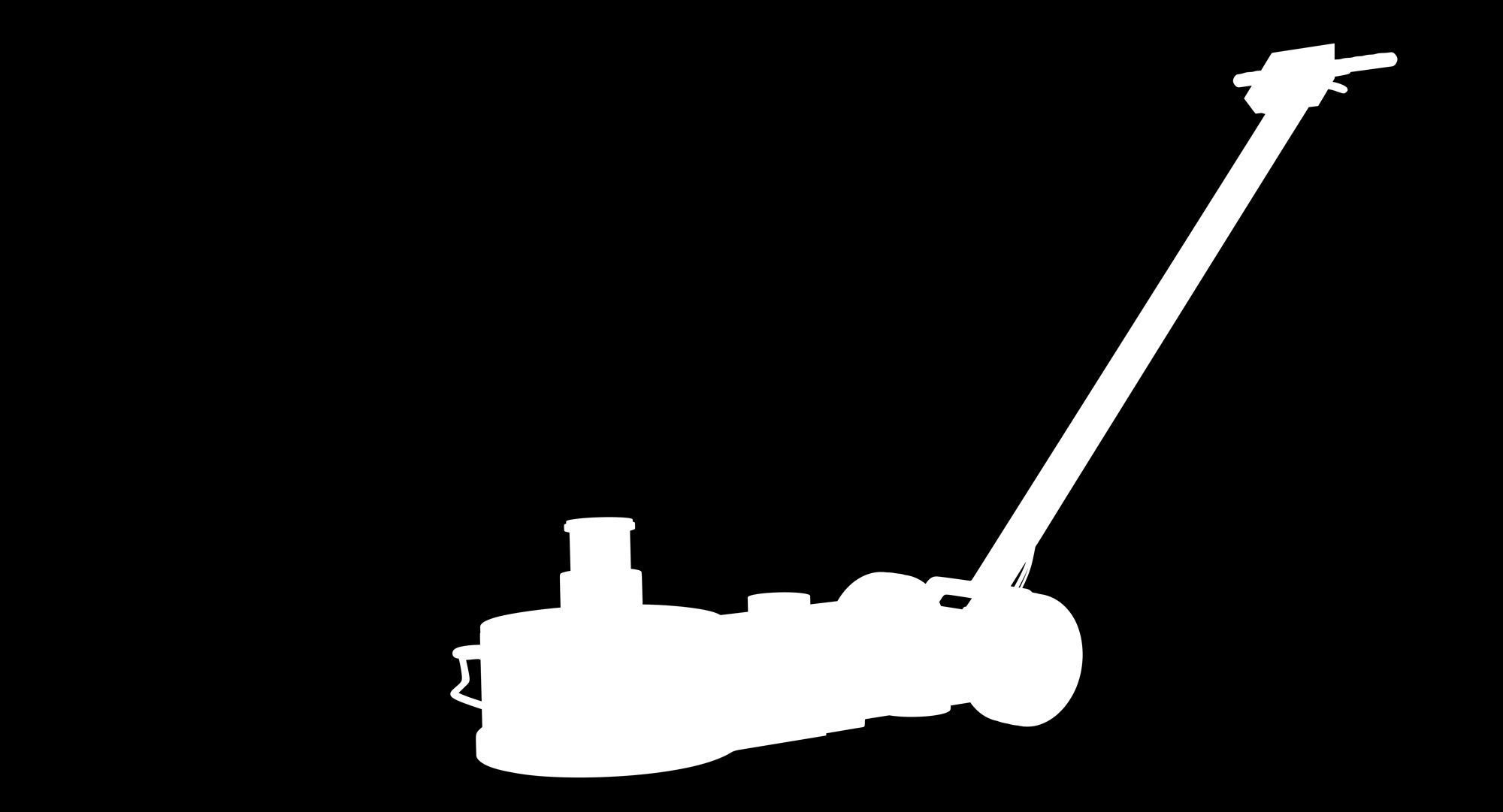 Floor Jack Black Low-poly 3D model_1