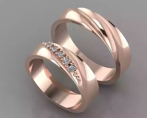 wedding rings ko0012