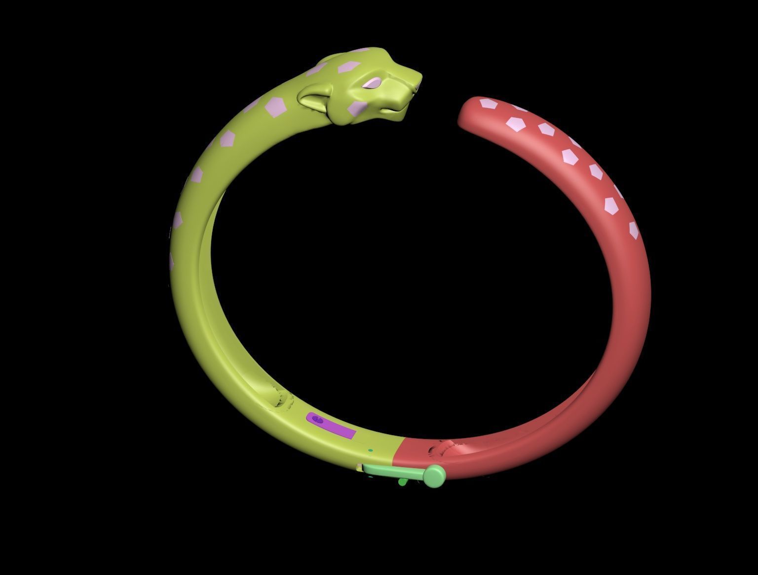 bracelet  3D print model_3