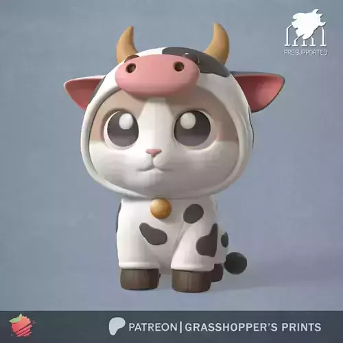 Costumed Cat Cow