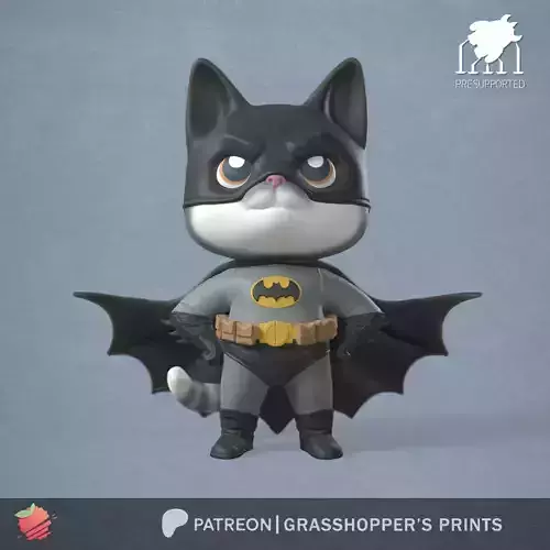 Batcat aka Batman Cat 3D print model