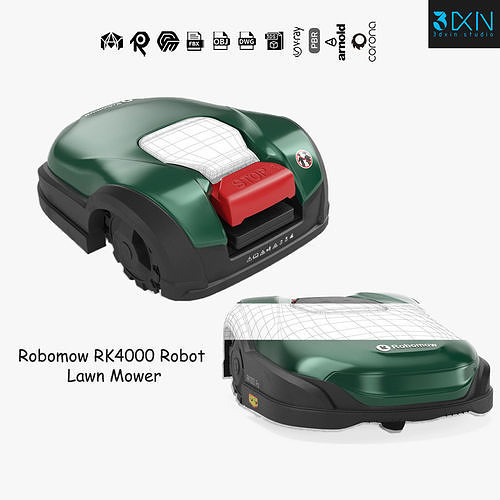 Robot Lawn Mower Robomow RK4000 3D model