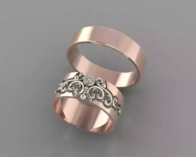 wedding rings ko0017