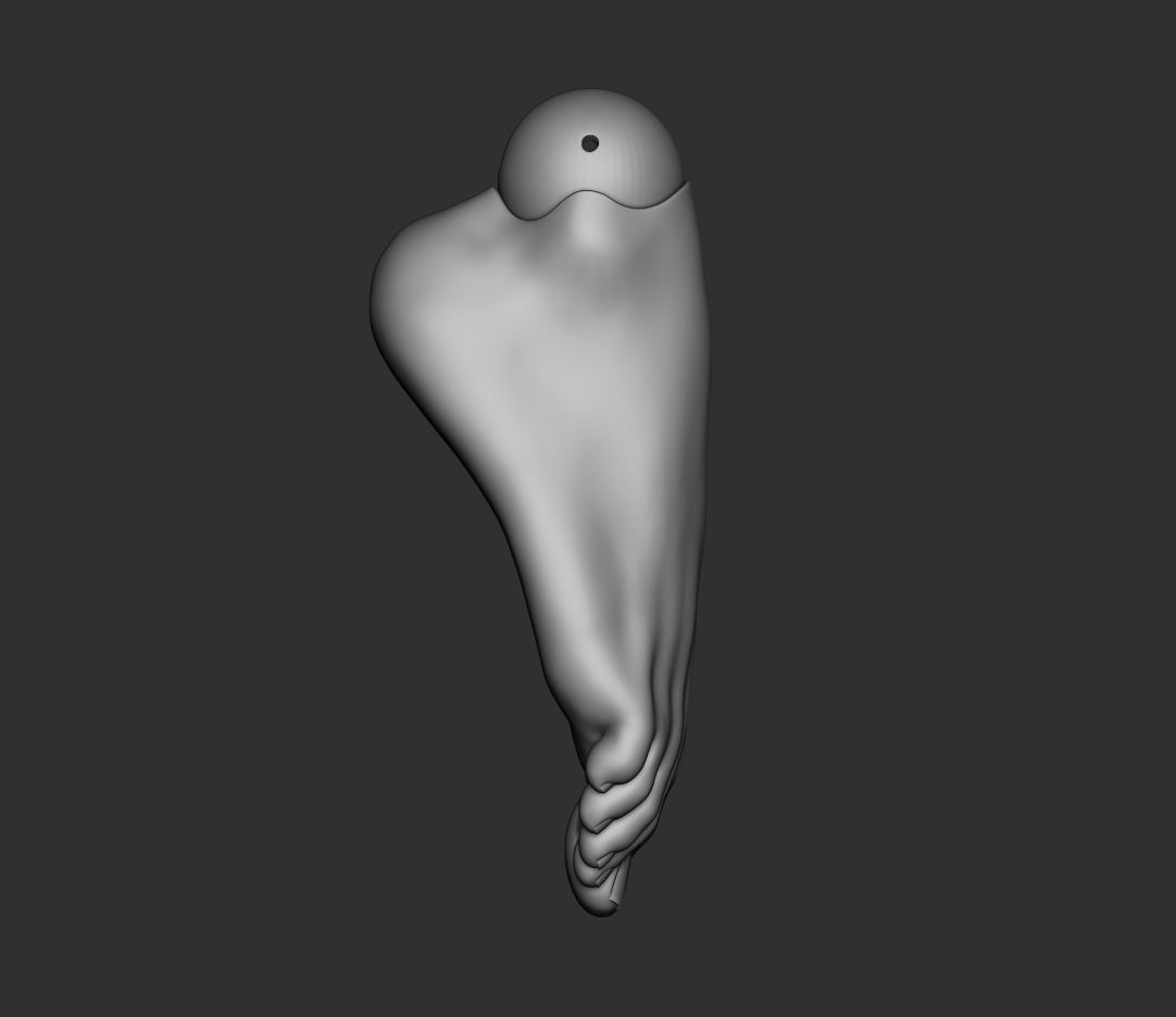 Feet 3D model bjd doll Female figurines ooak 3d print  legs 3D model_2