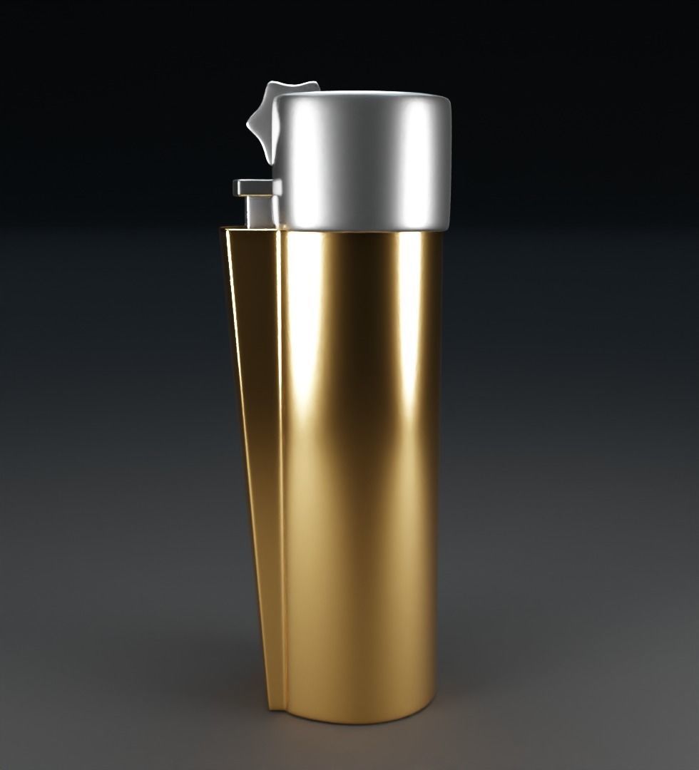 Gold clipper 3D model 3D model_4