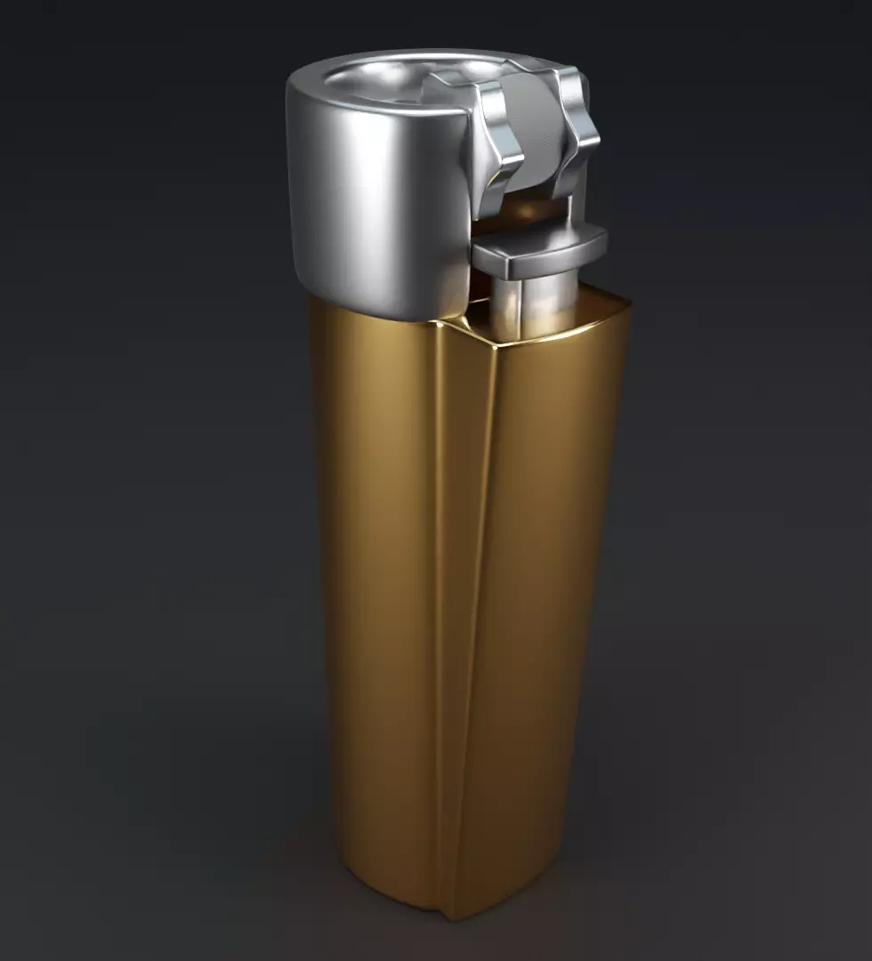 Gold clipper 3D model 3D model_0